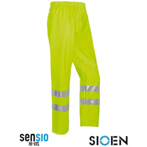 Ubranie robocze komplet kurtka przeciwdeszczowa odblaskowa,spodnie przeciwdeszczowe odblaskowe SI-BENSON marki SIOEN